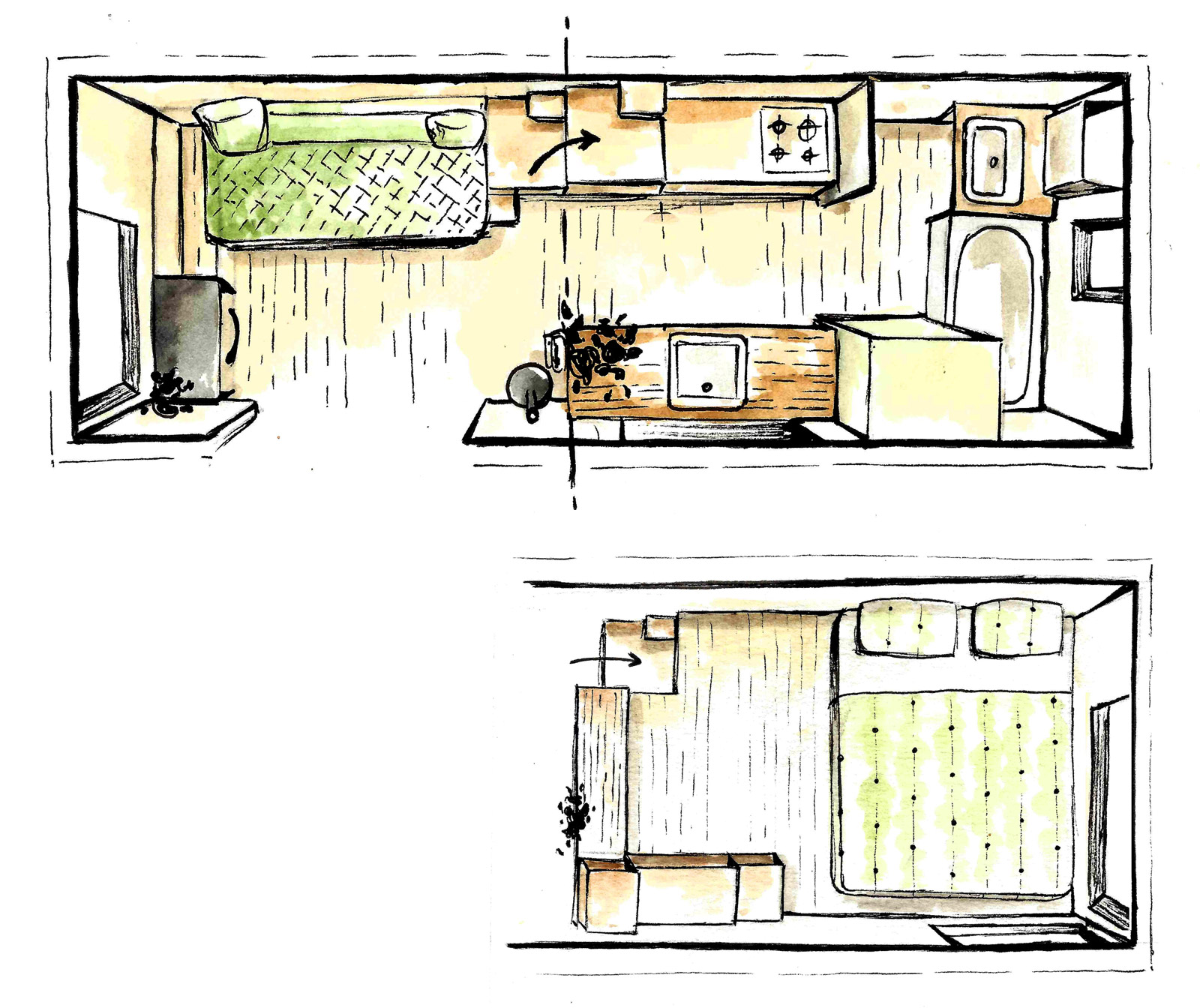 Atelier DesTiny - Plan de la Tiny House d'Alexandra